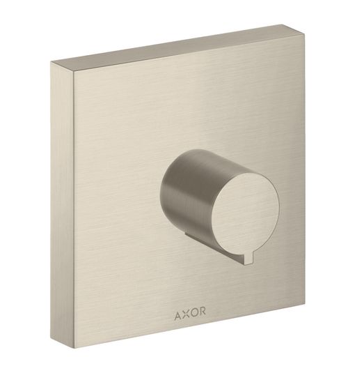 AXOR-HG-AXOR-ShowerSolutions-Absperrventil-120-120-Unterputz-eckig-Brushed-Nickel-10972820 gallery number 1